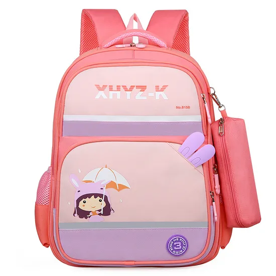2024 Cartoon Children′s Backpack with Large Capacity Waterproof Breathable Student Backpack
