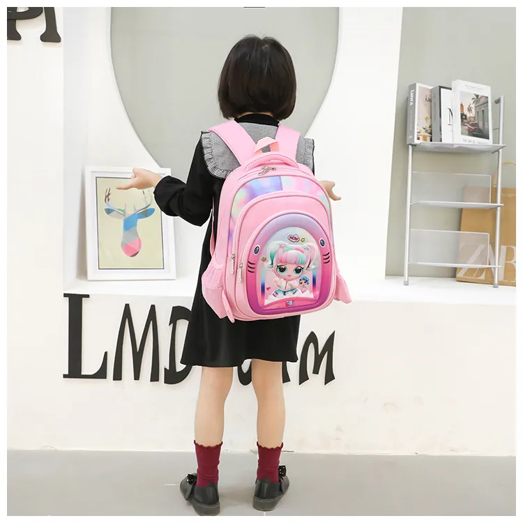 Wholesale of New Cartoon Backpacks for Elementary School Students Spider Man 3D Children&prime;s Backpack
