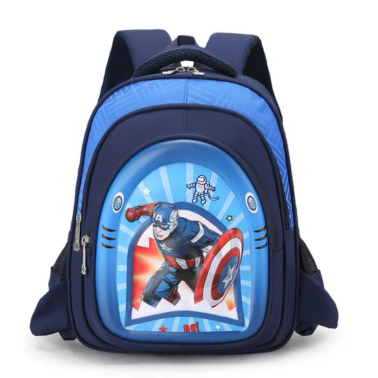 Wholesale of New Cartoon Backpacks for Elementary School Students Spider Man 3D Children′s Backpack