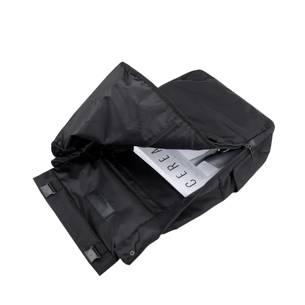 Custom Waterproof 15.6 Inch Notebook Backpack Flap Top Travel Unisex Daypack Student Laptop Backpack
