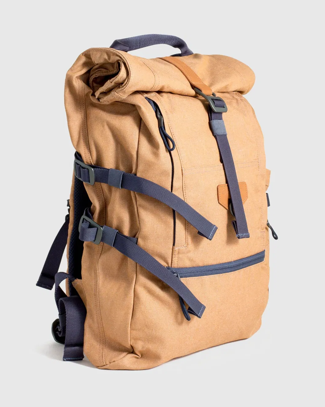 Casual Large Capacity Laptop Backpack Waterproof Travel Roll Top 16 Computer Backpack