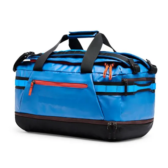 OEM Waterproof Allpa 50L Nylon Tarpaulin Men′s Weekender Travel Duffel Bag Backpack for Long Trip