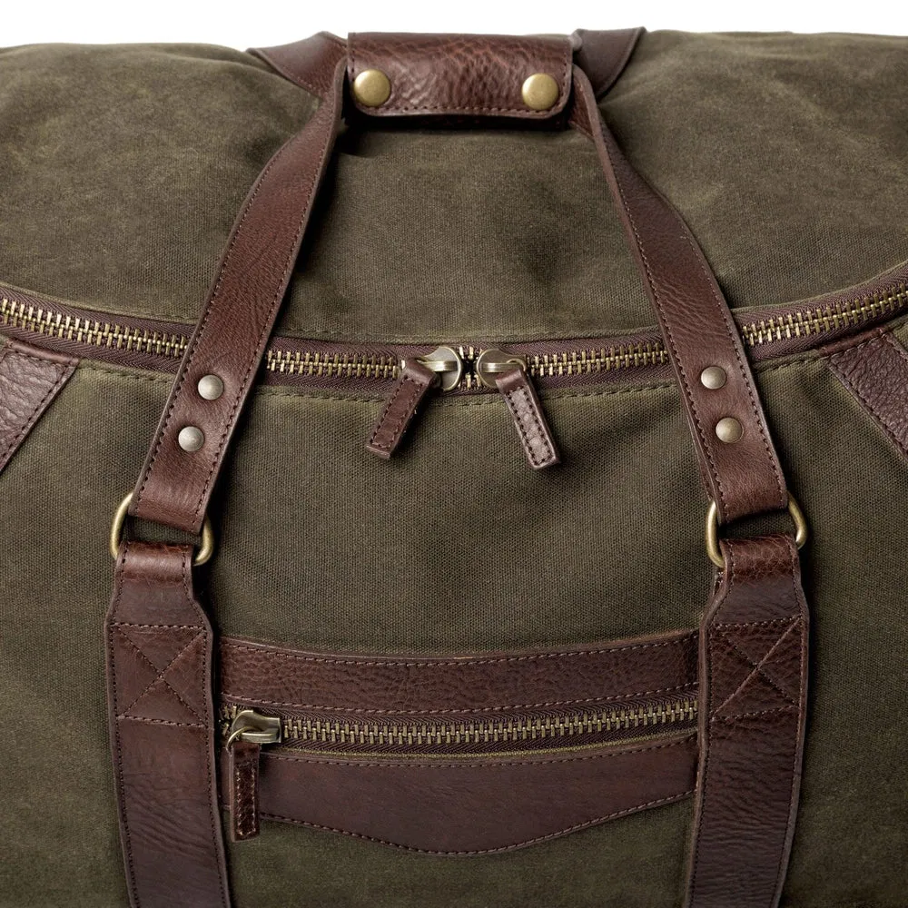 2024 Factory Customized Canvas Weekender Trolley Bag Overnight Bag Canvas Trolley Duffle Bag