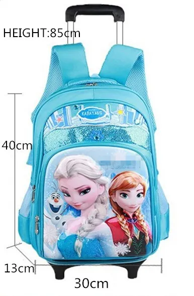 High Quality Wheeled Backpack Travel School Bag Set School Bag with Lunch Bag