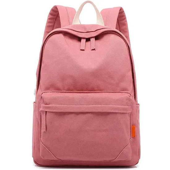 Canvas Travel Students School Durable Weekender Rucksack Laptop Bags Anti Theft Notebook Backpack