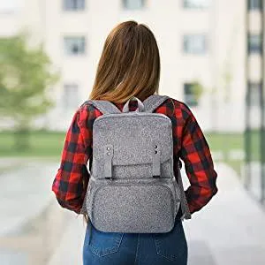 Manufacturer Water Resistant College Lunch Box Bag School Laptops Thermal Insulated Cooler Backpack with USB Charging Port