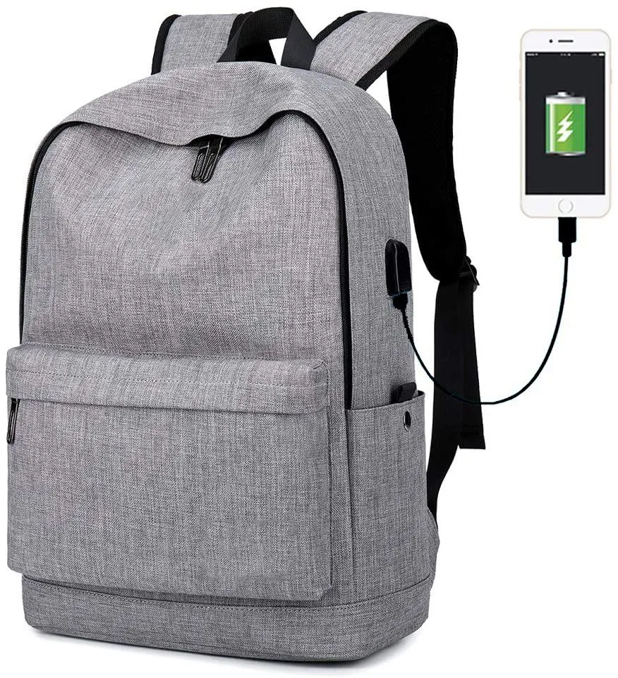 School Backpack Waterproof Schoolbags Durable Book Bag College Bag Student Laptop School Backpack with USB