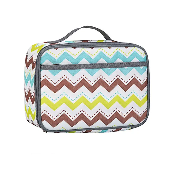 Hot Sale Factory Blue Oxford Camouflage Thermal Insulation Student Skill Lunch Bag