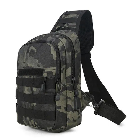 Wholesale Camouflage Messenger Bag Tactical Backpack Fishing Casual Men′s Shoulder Bag