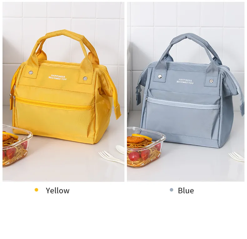 Custom Insulated Lunch Bag School Kids Keep Food Warm Bag Picnic Cooler Fitness Picnic Food Lunch Box Cooler Bag