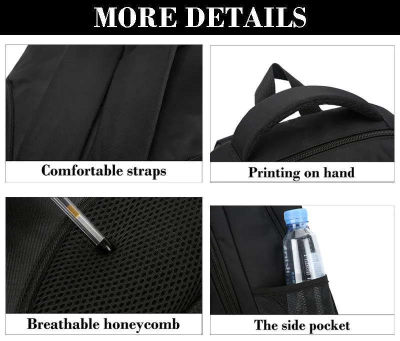 Custom Large Durable Travel Business Bookbags Leisure Laptop Waterproof School Backpack Bag with Logo