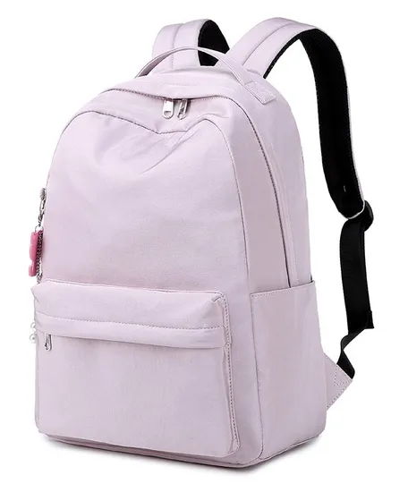 High Quality Middle School Student Book Backpack Bag for Girls Teenagers Pink Large Capacity School Bag