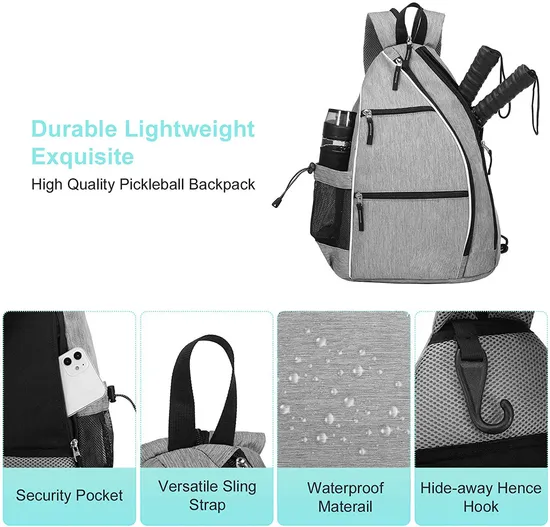 Tennis Backpack for Men Woman Pickleball Paddle Racket Bag with Shoes Compartment Racket′ S Equipment Bags