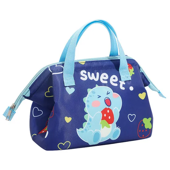Factory Direct 600d Oxford Cloth Waterproof Insulation Lovely Customizable Normal Cooler Lunch Bag