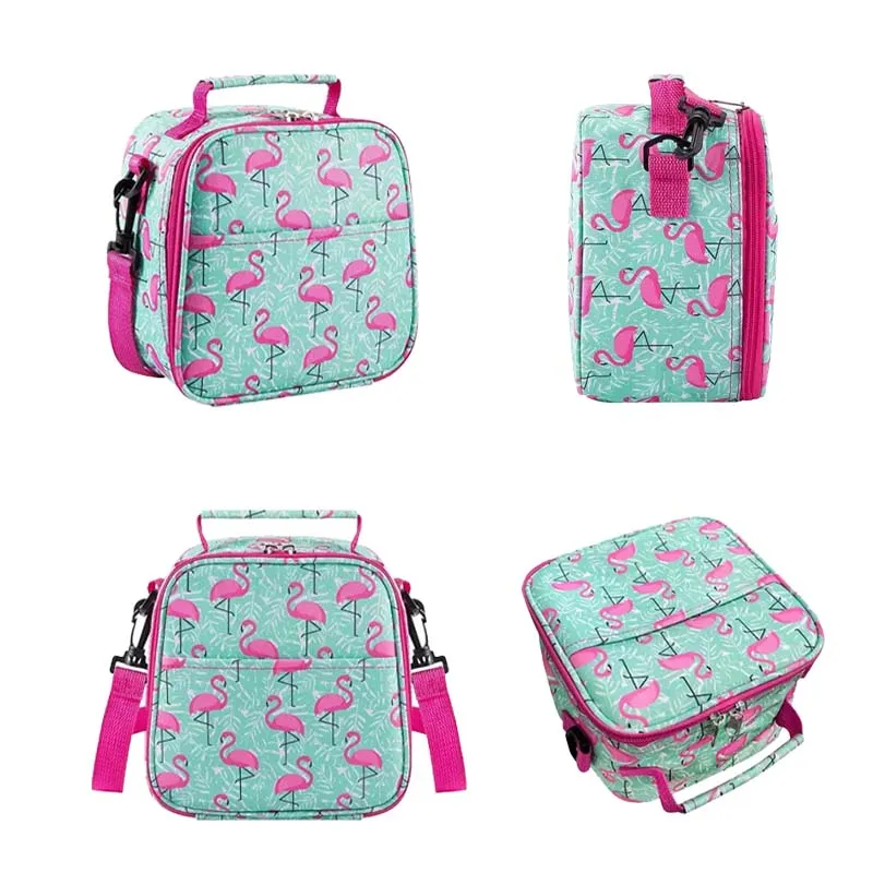 Cute Fire Birds Have a Variety of Patterns to Customize Lunch Packages, Oxford Cloth Material Inner Aluminum Film Cooler Bag