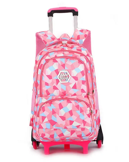 Wholesale Trolley Children School Backpack with Wheels Trolley Bag