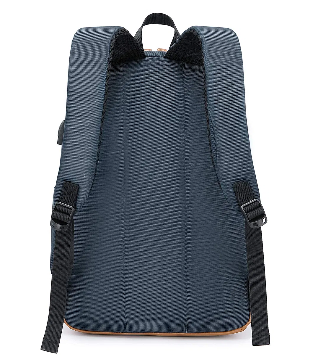 Leisure Classic Style Mochila Waterproof USB Charging Fashion School Backpack Bag for College Girls