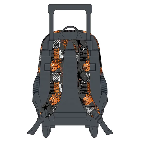Manufacturer Kids Rolling Backpack Waterproof Boy Children School Trolley Bag Set
