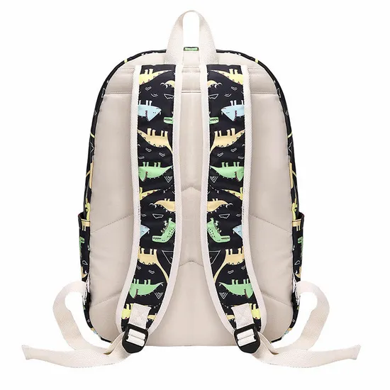 Pink Girls Dinosaur School Bag Set Blue Boy′s Children Bookbag Teens Primary High School Backpack with Lunch Bag Pencil Case