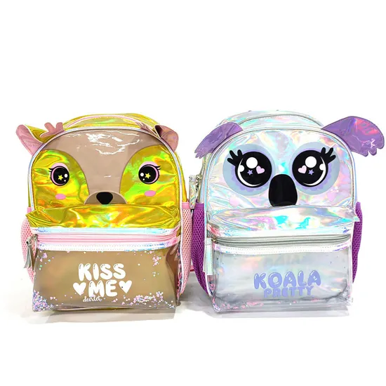 Custom Cartoon Kids Backpacks Mini Kindergarten Clear PVC Animal Backpack Children Girls Boys Backpack