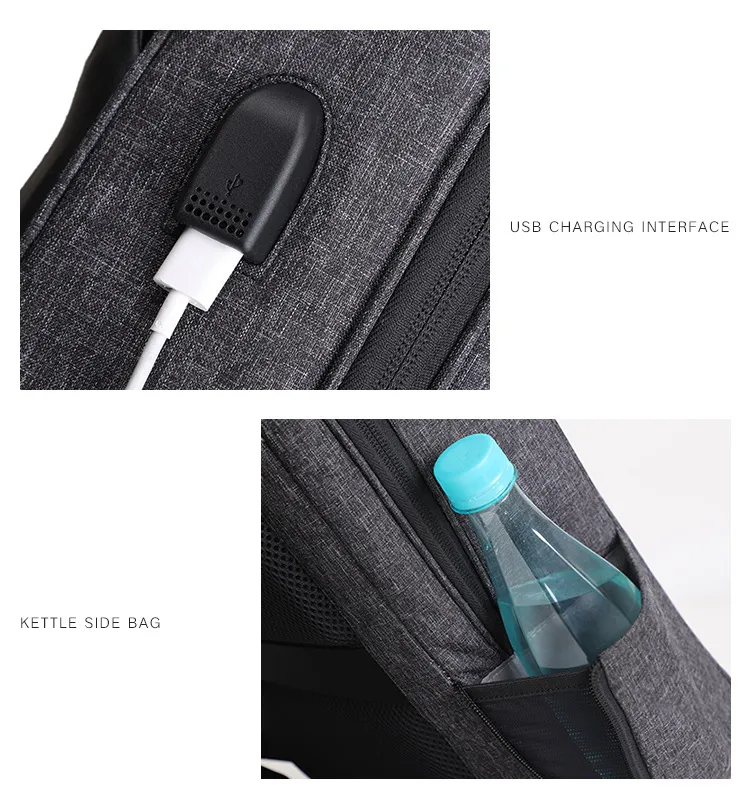 High Quality School Bag Fashion Laptop Backpack Custom Leisure Student School Bag for Teenage