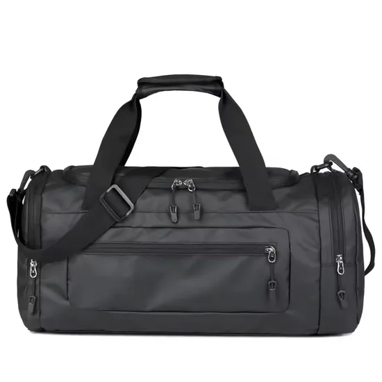 Custom Logo Waterproof Outdoor Sports Fitness Gym Duffle Bag Organizer Set Designer Luxury Luggage Travel Duffel Bag for Men and Women with Shoe Compartment