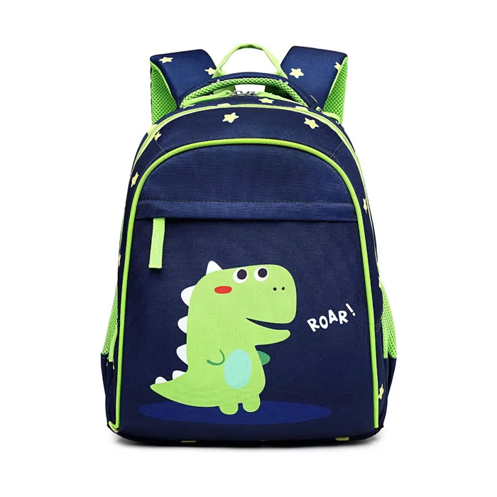 Factory Direct Sales Children School Bags Dinosaur Pattern Toddler Kids Backpack Colorful Children Schoolbag for Boys