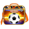 Custom 3 Pieces Sets Football Pattern Kids Boys School Trolley Bag Backpack with Wheels