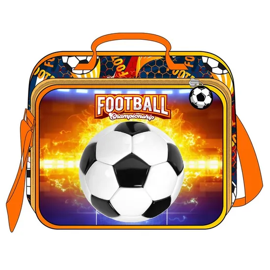 Custom 3 Pieces Sets Football Pattern Kids Boys School Trolley Bag Backpack with Wheels