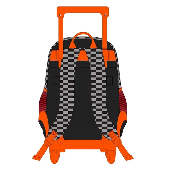 Children 3PCS Kids Boys Trolley Backpack Wheeled School Bag 2 Wheels for Students