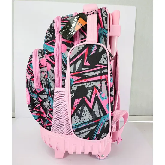 Kids Trolley Bags for School Backpack with Wheels Children School Rolling Backpack for Girls