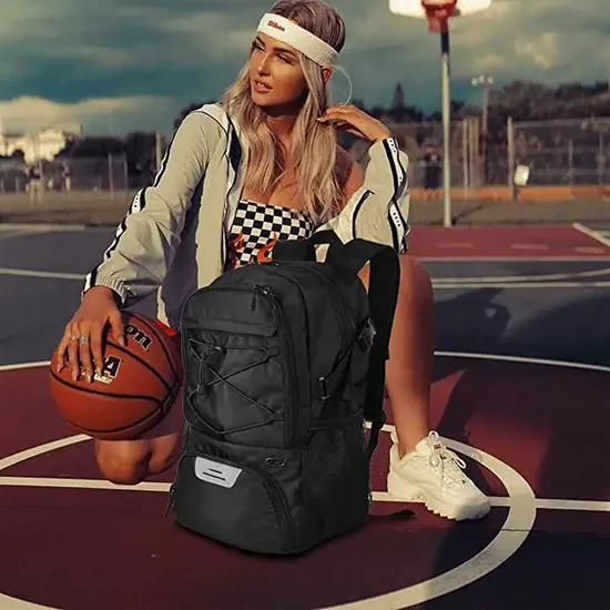 Custom Youth Sports Equipment Logo BSCI Factory Wholesale High Quality Large Capacity Waterproof Basketball Bag