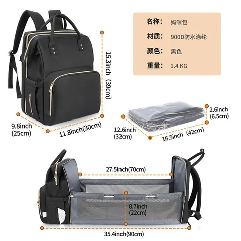 Factory Customized Hanging Baby Stroller Outdoor Oortable Baby Mommy Bag Backpack