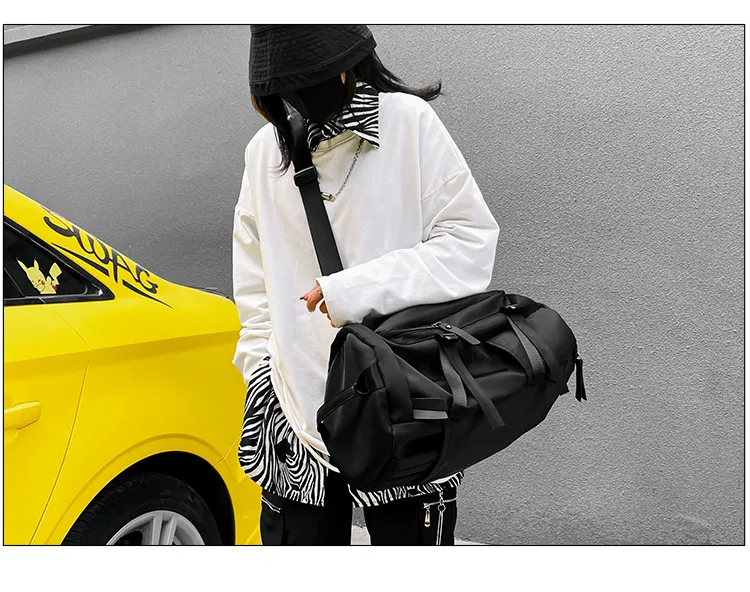 Dry Wet Separation Yoga Fitness Bag Large Capacity Backpack Multi-Purpose Portable One Shoulder Sports Bag