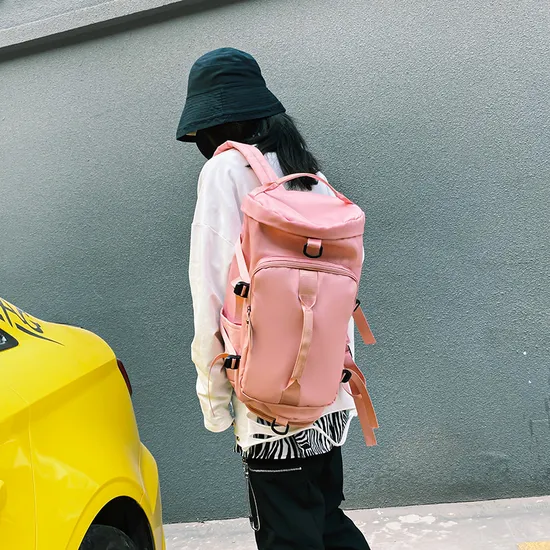 Dry Wet Separation Yoga Fitness Bag Large Capacity Backpack Multi-Purpose Portable One Shoulder Sports Bag