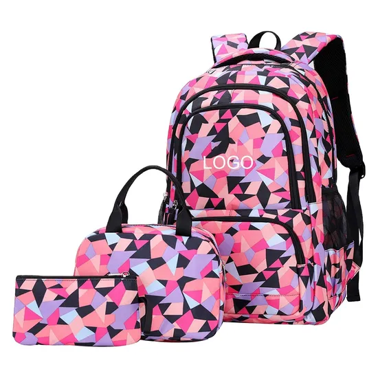 Student Backpack Pink Waterproof Backpack School Girls USA Backpack