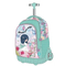 Custom Sublimation Softback Backpack Cartoon Buttery Girls Lightweight Trolley School Bag Backpack