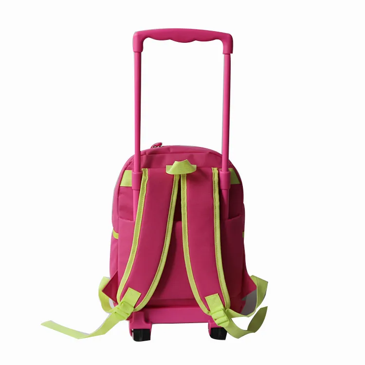 Cute Kids School Bag with Wheels Trolley School Bag