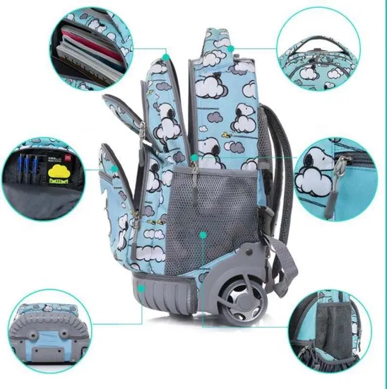 Customizable Student Children Travel Trolley Kid Luggage Bag