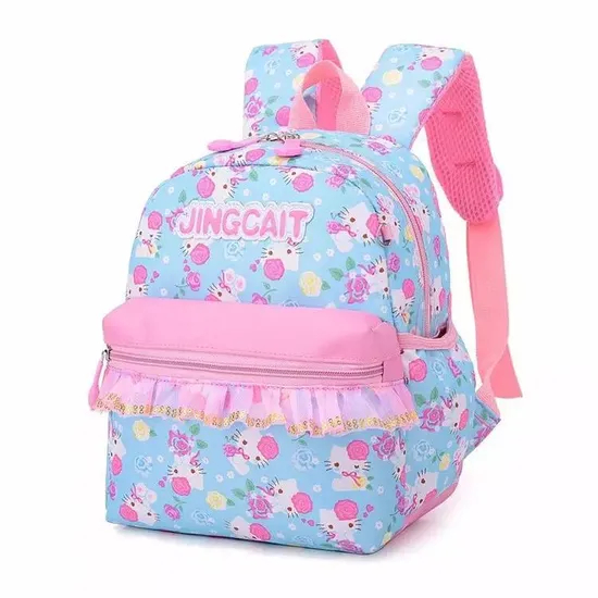 Custom Unicorn Detachable Girls′ School Pull Rod Children′s Cartoon Backpack