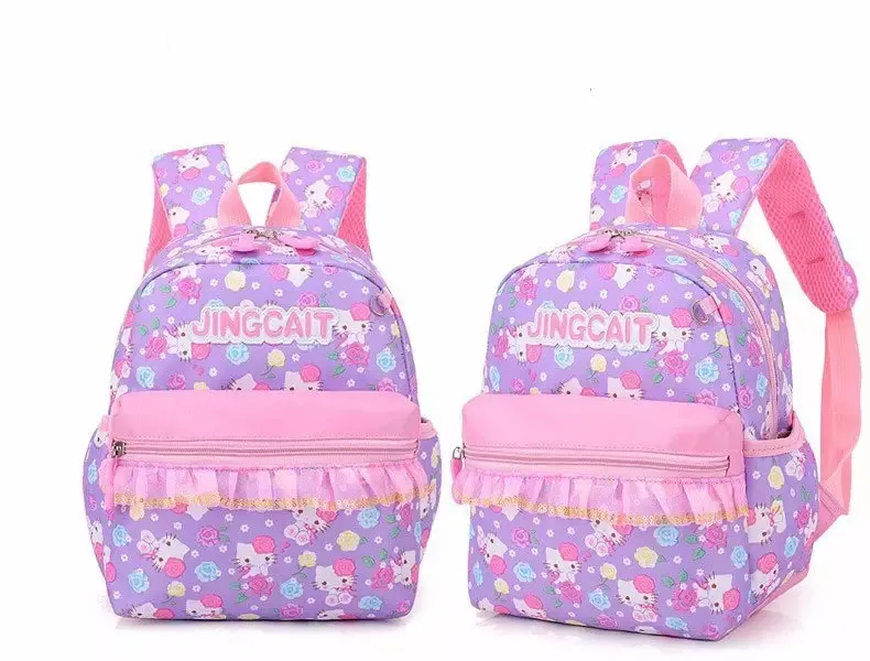 Custom Unicorn Detachable Girls&prime; School Pull Rod Children&prime;s Cartoon Backpack
