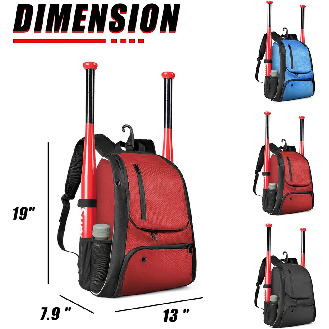 Wholesale Training Baseball Bag Large Capacity Softball Squash Backpack