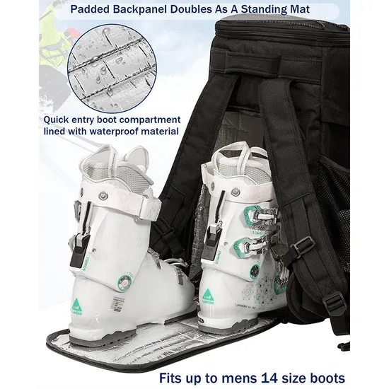 Factory Customized Outdoor Tactical Style Camouflage Large Capacity Skiing Boots Backpack