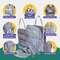 Factory Customized Cartoon Pattern Multiple Pockets Mommy Backpack Diaper Bag