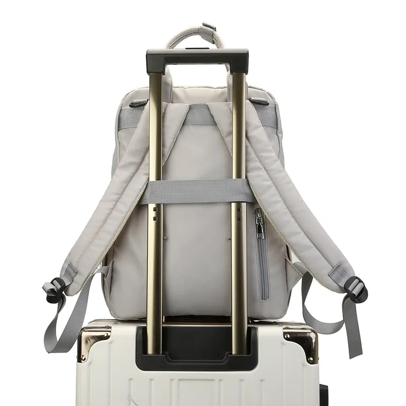 Mommy Bag Large Capacity, Lightweight Multifunctional Dry and Wet Separation Anti-Theft Diaper Backpack
