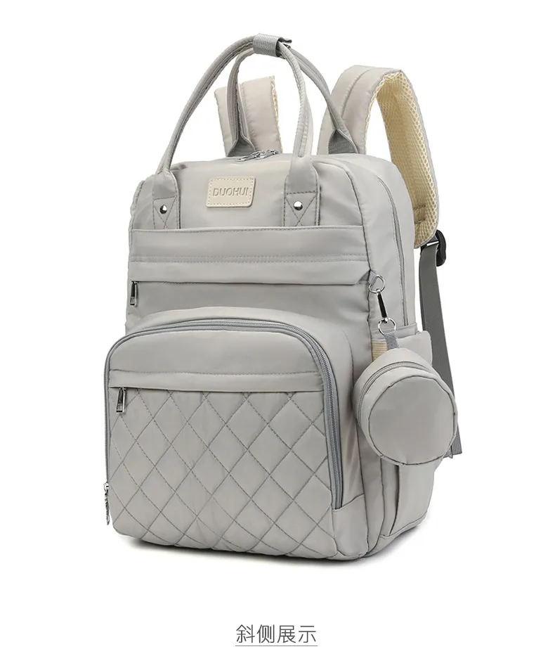 Mommy Bag Large Capacity, Lightweight Multifunctional Dry and Wet Separation Anti-Theft Diaper Backpack