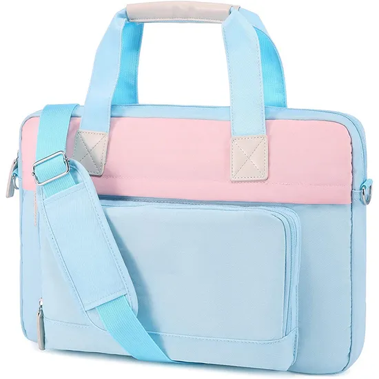 New Fashion Student White Collar Commuting Macaron Color Laptop Bag