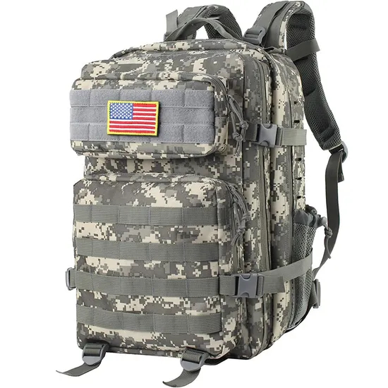 Factory Customized Tactical Style Camouflage Backpack Outdoor Mountaineering Backpack