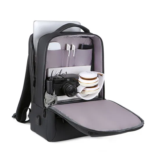 Men Simple Large Capacity Backpack Fashionable Business Computer Backpack