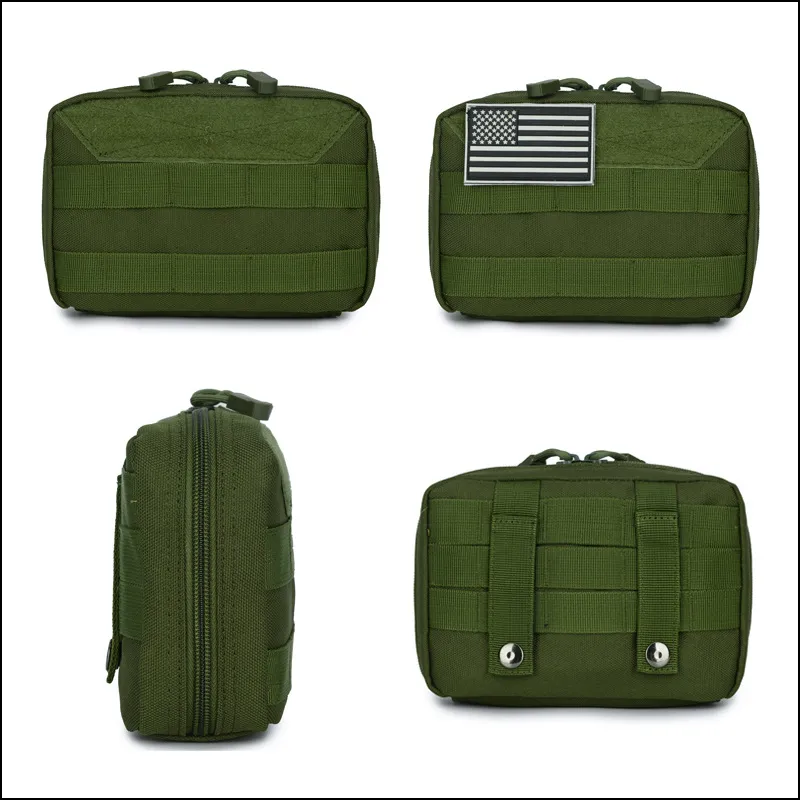 Outdoor Multifunctional Travel Emergency Medical Kit Tactical Waist Bag External Module Bag